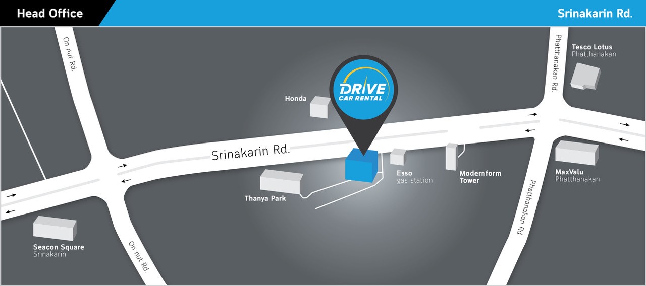 Bangkok Car Rental Srinakarin Road Drive Car Rental