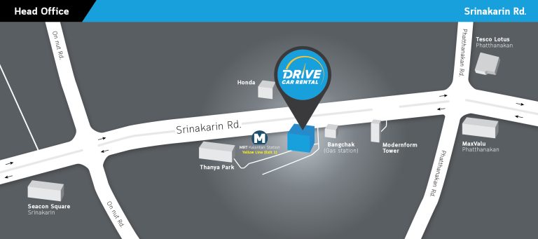 Bangkok Car Rental Srinakarin Road | Drive Car Rental