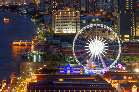 ที่เที่ยวกรุงเทพกลางคืน Asiatique The Riverfront