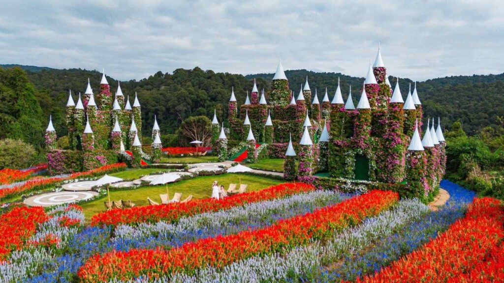 ปราสาทดอกไม้ ม่อนแจ่ม