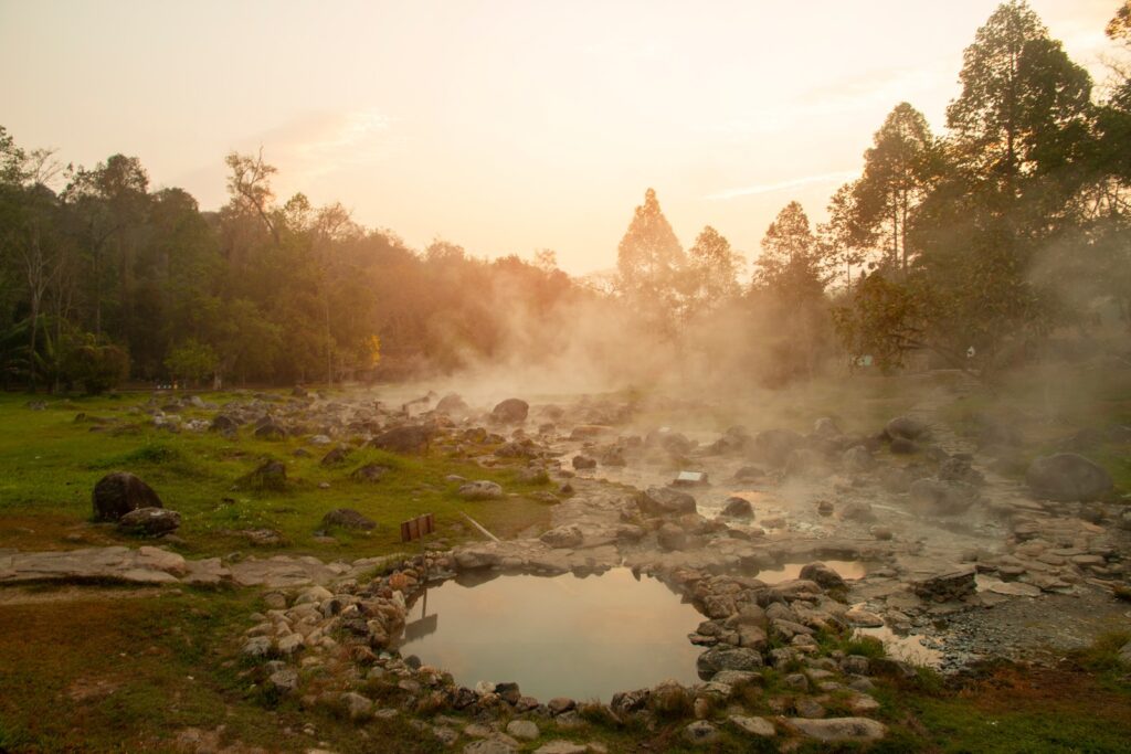 น้ำพุร้อนแจ้ซ้อน จังหวัดลำปาง