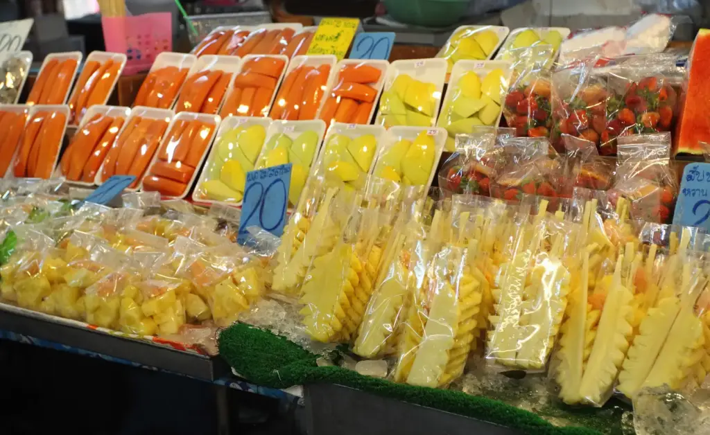 ของกินตลาดนัดของกินคลองแห้ง