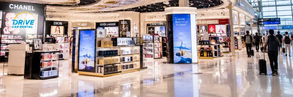 บรรยากาศจำลอง Duty Free สุวรรณภูมิ