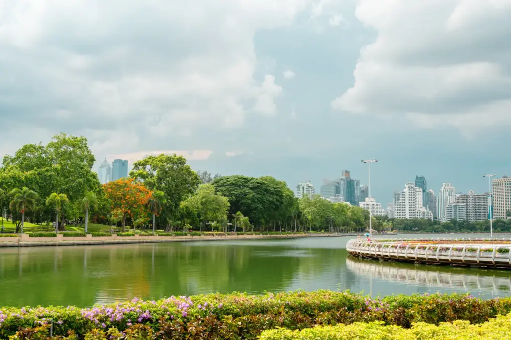สระน้ำของสวน