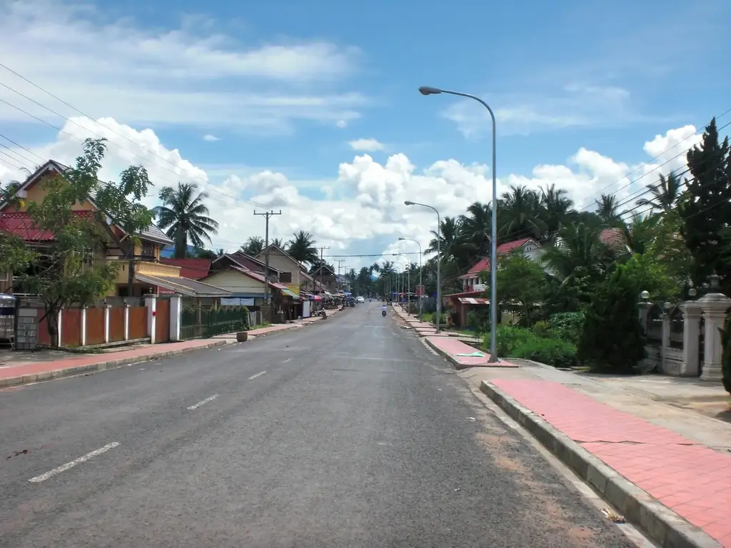 ถนนในหลวงพระบาง ประเทศลาว
